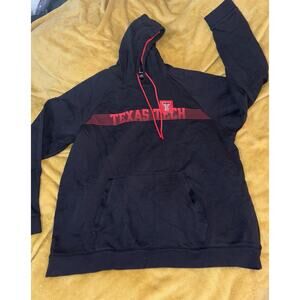 Texas Tech Red Raiders Under Armour Hoodie Mens 3XL Black Player Issued Fleece